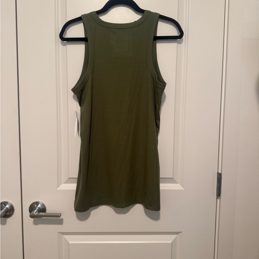 Torrid Green Ribbed Tank - Picture 2 of 4